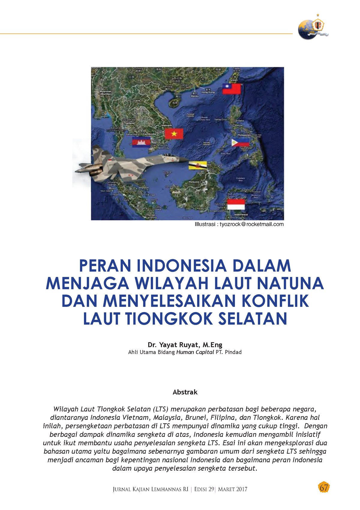 135-Article Text-148-1-10-202008 15 - PERAN INDONESIA DALAM MENJAGA ...