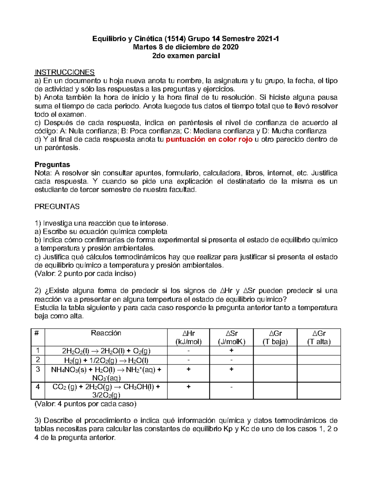 EP2U2 Ey C 1308 14 2020 - Espero Que Te Sirva:) - Equilibrio Y Cinética ...