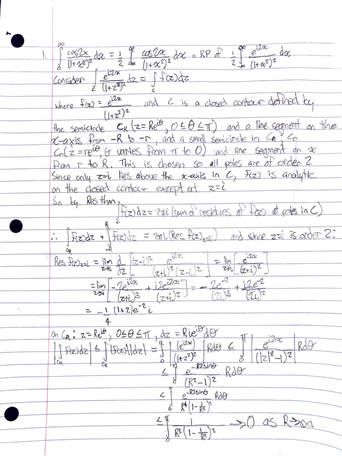 Homework number 6 complex analysis 2022 - MATH3260 - U of G - Studocu