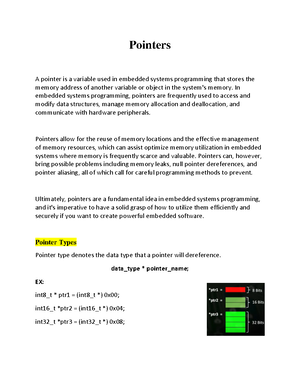 Embedded System Hardware 1 - EMBEDDED SYSTEM HARDWARE Embedded System ...