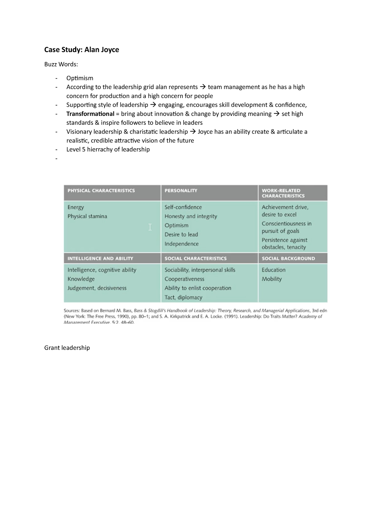 group-project-leader-case-study-alan-joyce-buzz-words-optimism