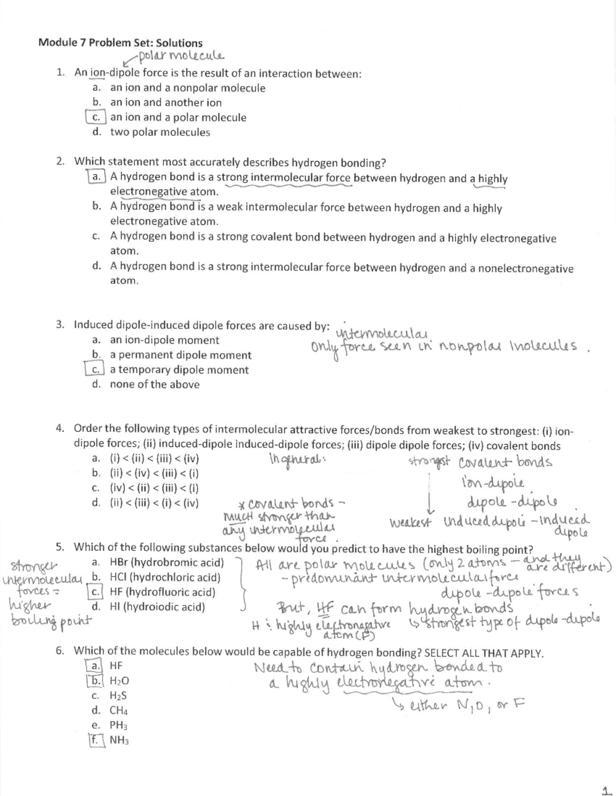 7 Solutions Problem Set Key Chem 1010 Studocu 7 Solutions Problem Set Key Chem 1010 Studocu