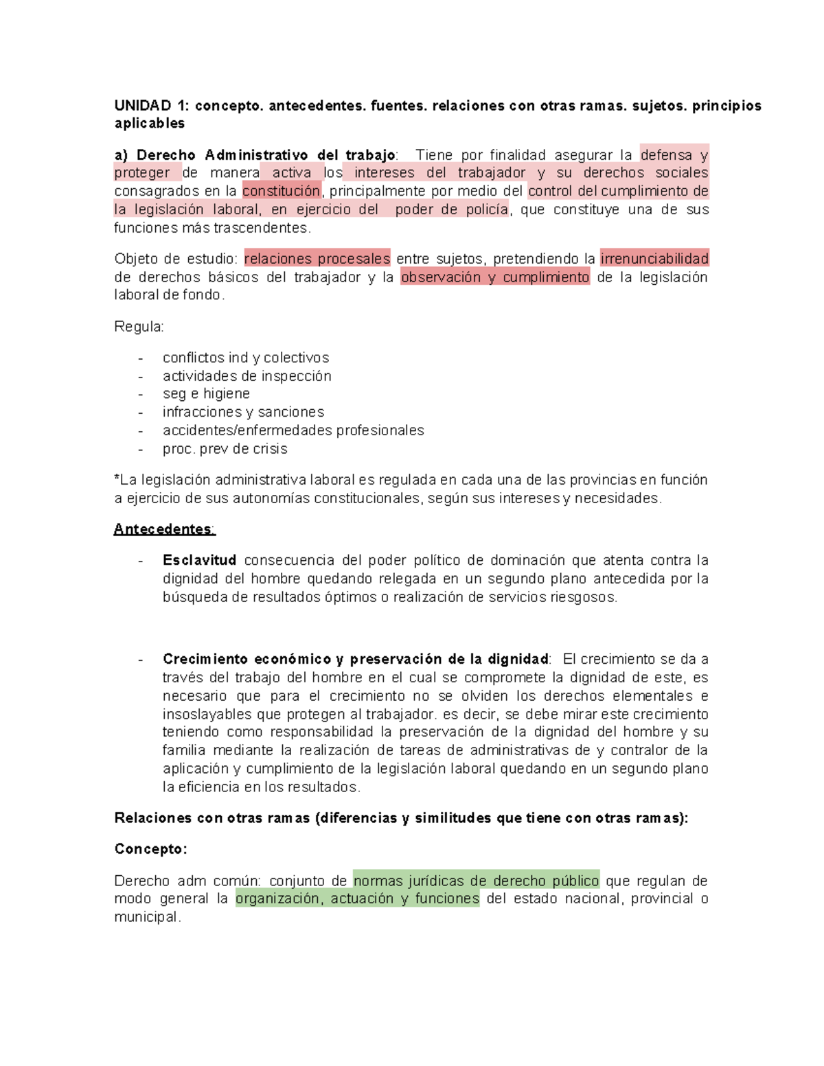 Parcial 1 19 Mayo 2014, Respuestas - UNIDAD 1: Concepto. Antecedentes ...