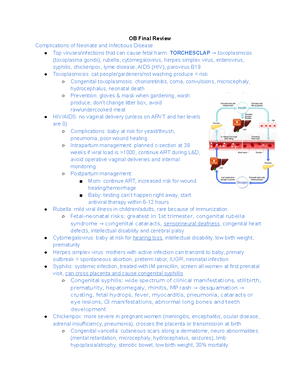 Peds Unit 4 Exam Study Guide - Unit 4 Exam Study Guide Remember- this ...