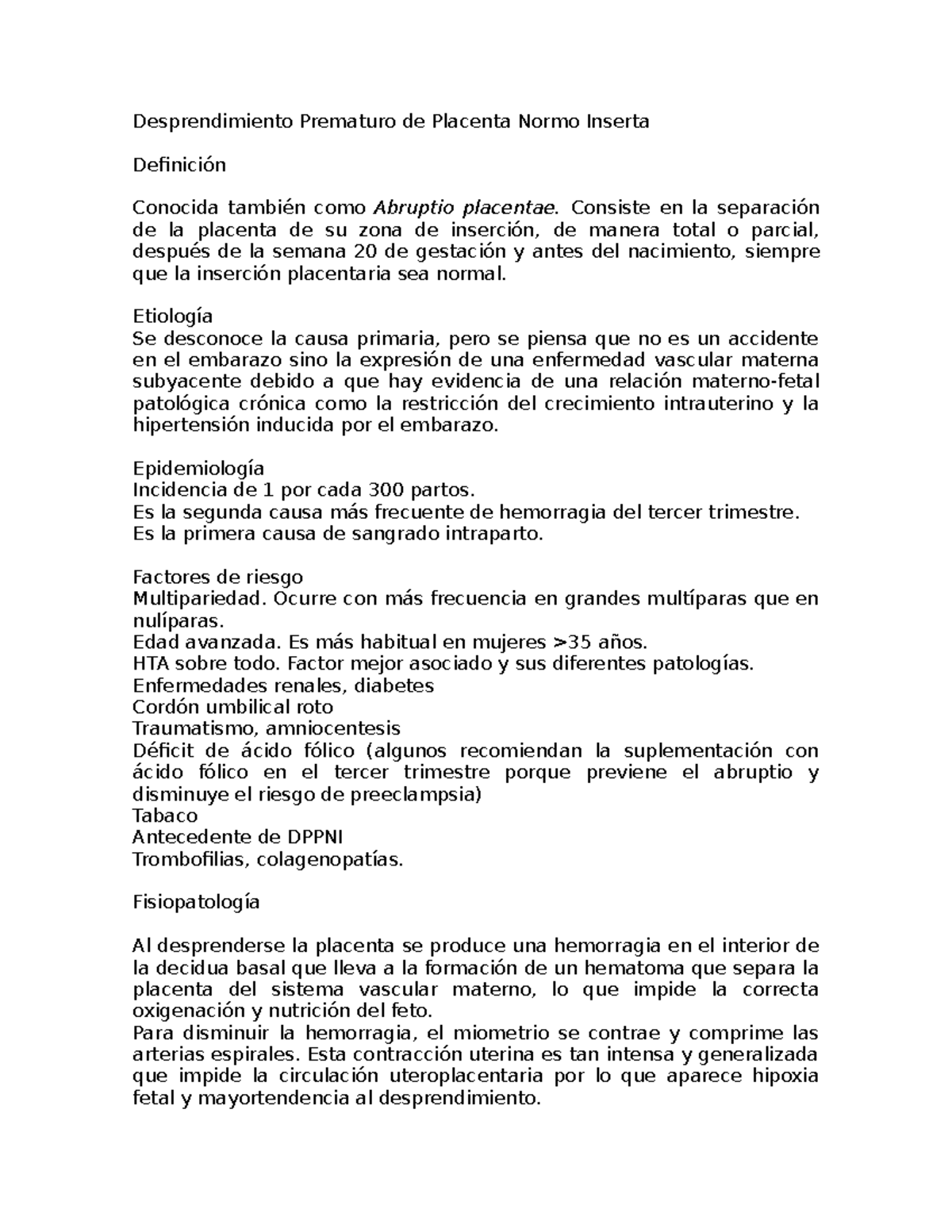 Hipertensión hemorragia del tercer trimestre - Asociacion 