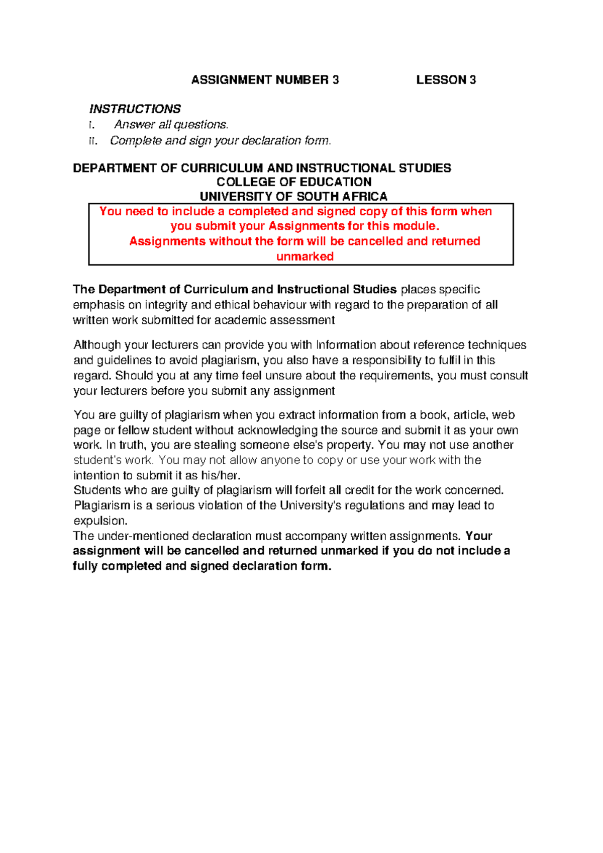 Assignment 3 Final - bsm123 - ASSIGNMENT NUMBER 3 LESSON 3 INSTRUCTIONS ...