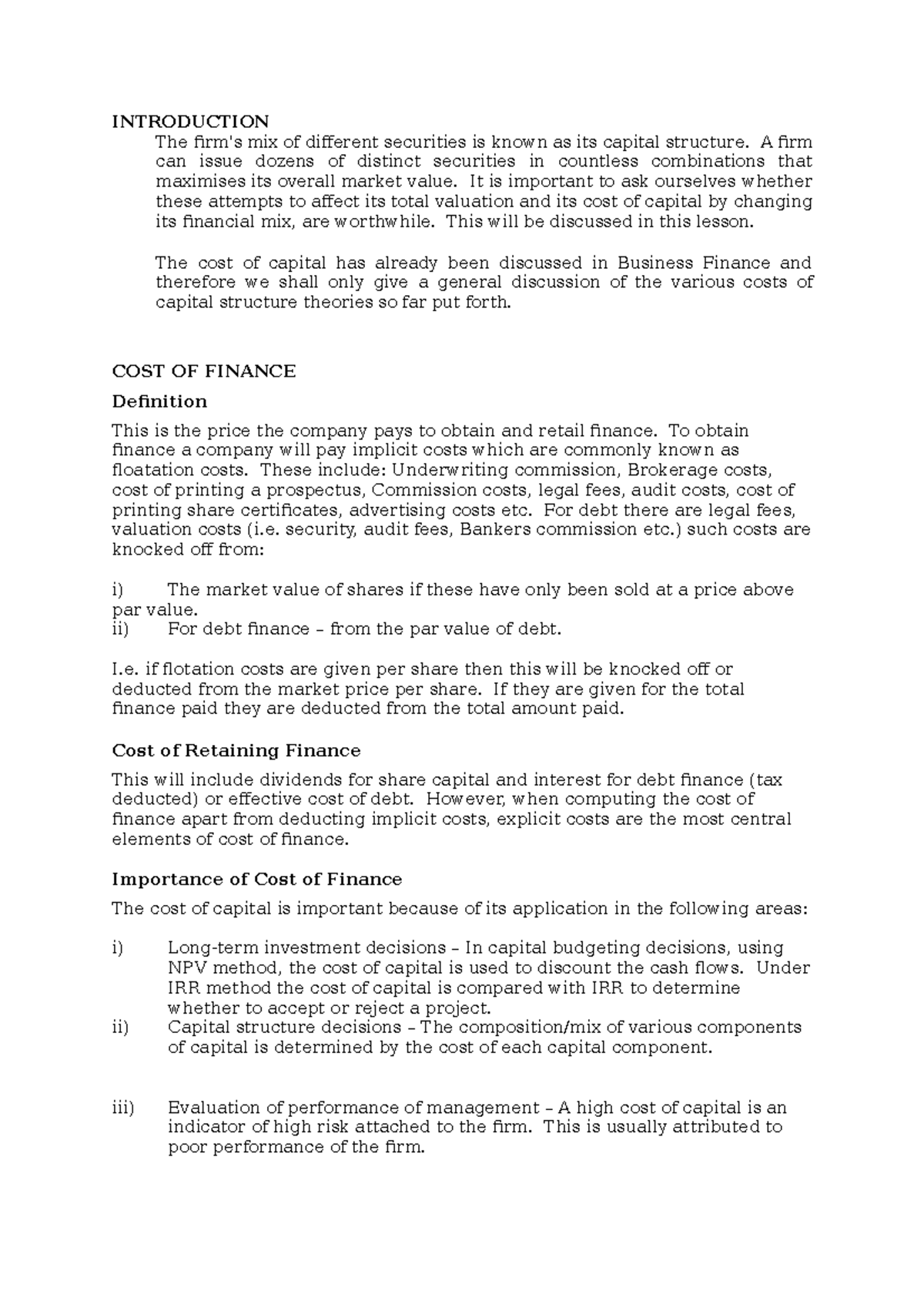 cost-of-capital-and-capital-structure-theories-1-introduction-the