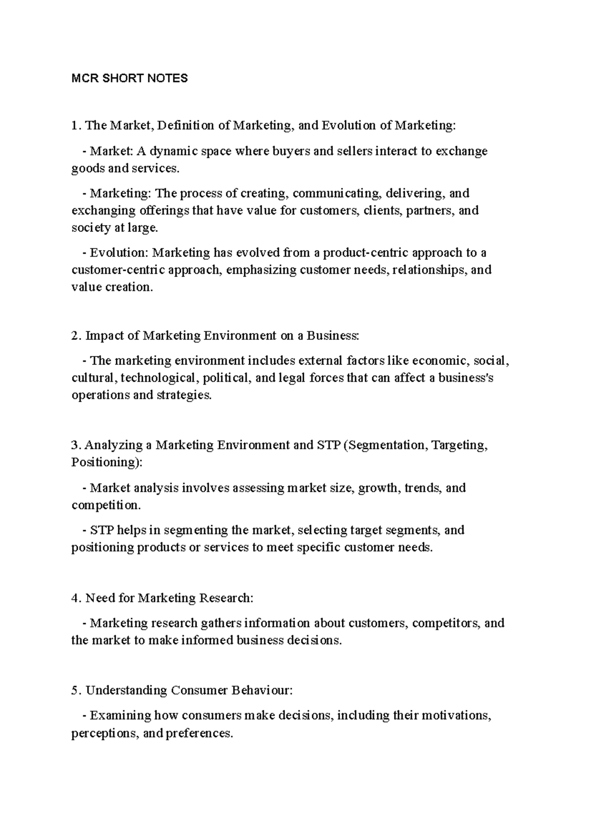 marketing-short-notes-mcr-short-notes-the-market-definition-of