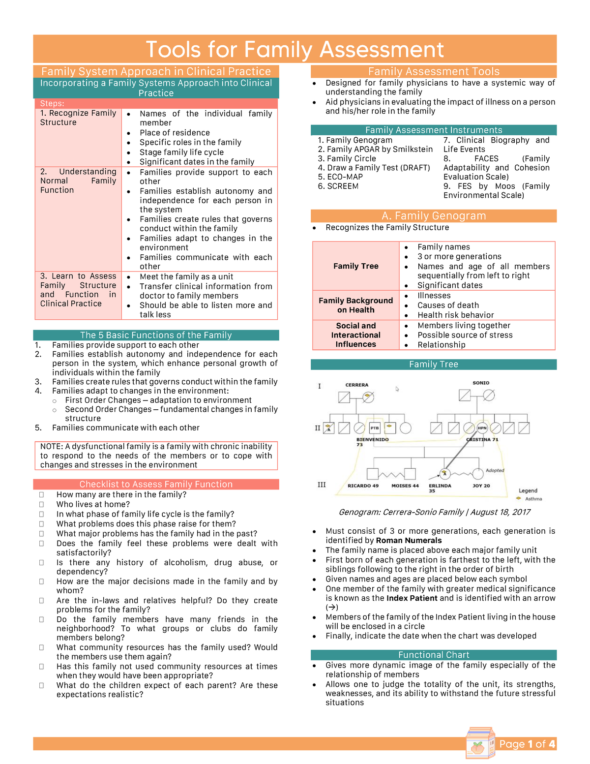 Tools for Family Assessment - Family System Approach in Clinical ...