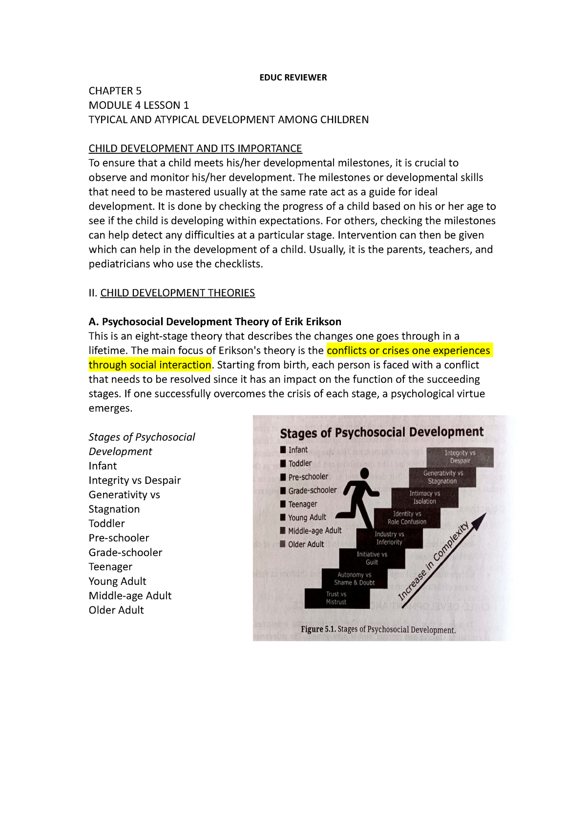 EDUC Reviewer Module 4 - EDUC REVIEWER CHAPTER 5 MODULE 4 LESSON 1 ...