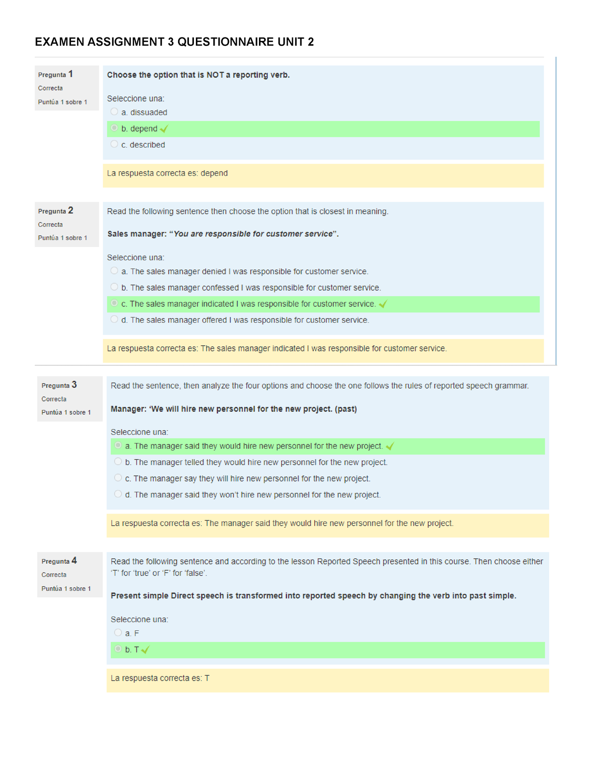 assignment 3 questionnaire u2 idioma extranjero iv