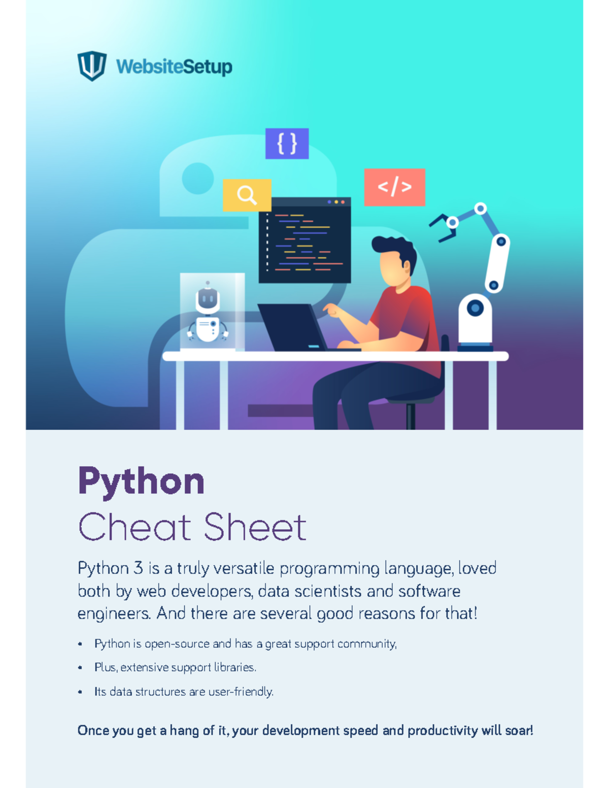 Python Cheat sheet - notes - Python Cheat Sheet Python 3 is a truly ...