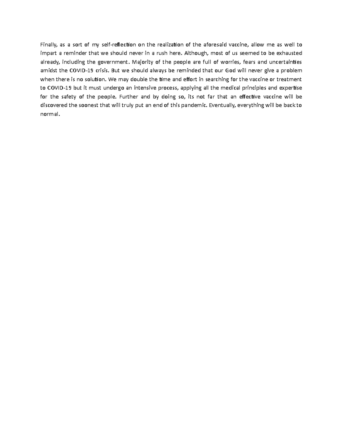 covid-19-pandemic-speech-conclusion-only-communication-university