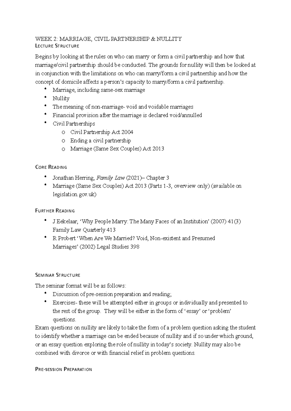 family-law-seminar-two-week-2-marriage-civil-partnership-nullity