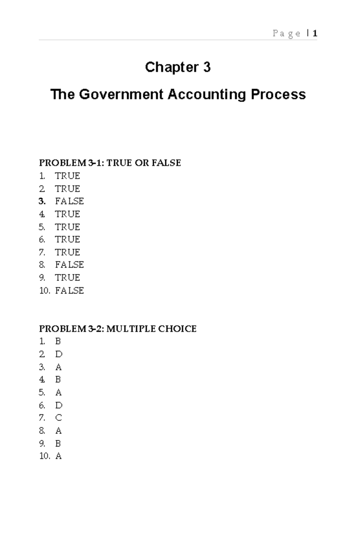 Toaz Gov. Accounting Chapter 3 The Government Accounting Process