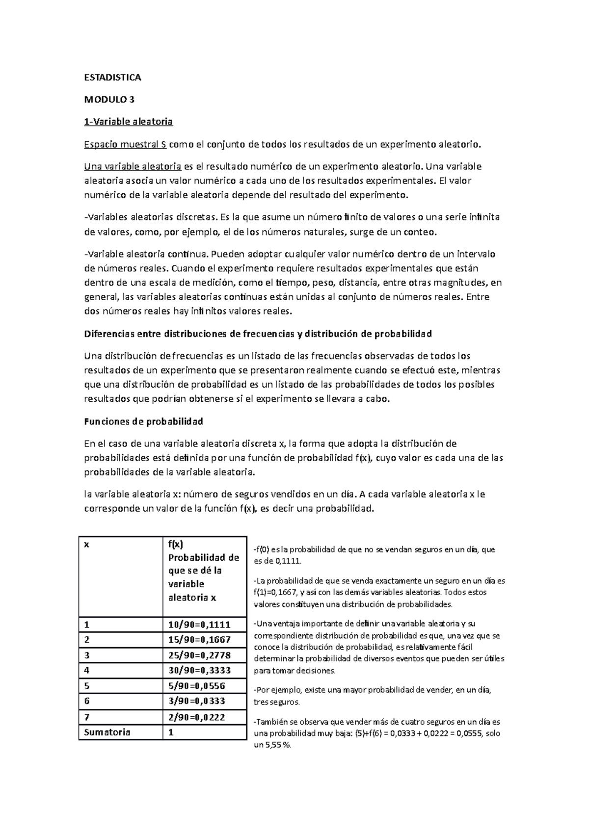 Estadistica 3 Y 4 - Mmmmmmmmmmmmmm - ESTADISTICA MODULO 3 1-Variable ...