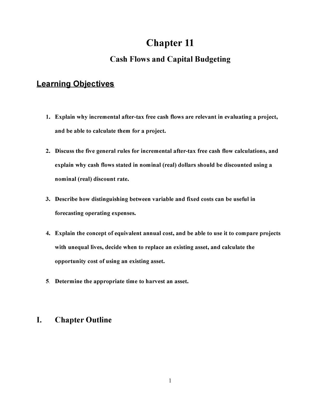 Ch11 - Practice And Answer For Chapter 11 Corporate Finance - Chapter ...