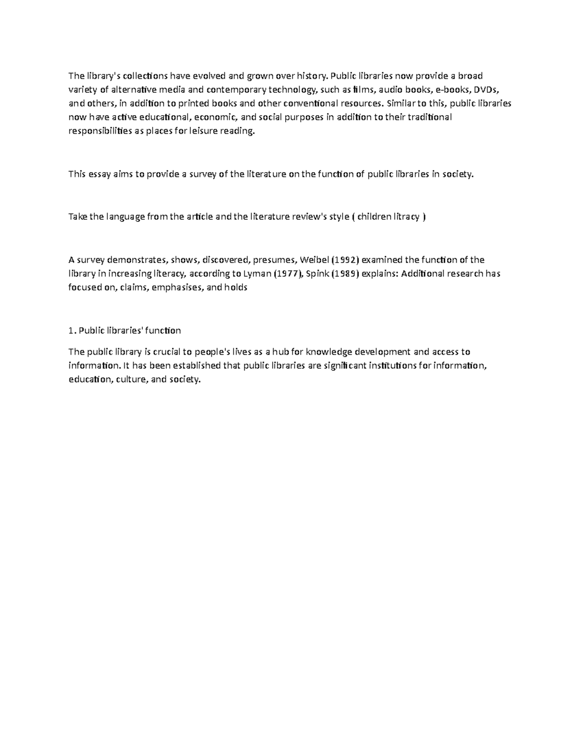7cdakjsrelated material - The library's collections have evolved and ...