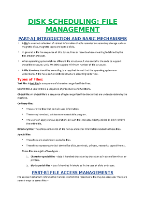 Operating System notes - Studocu