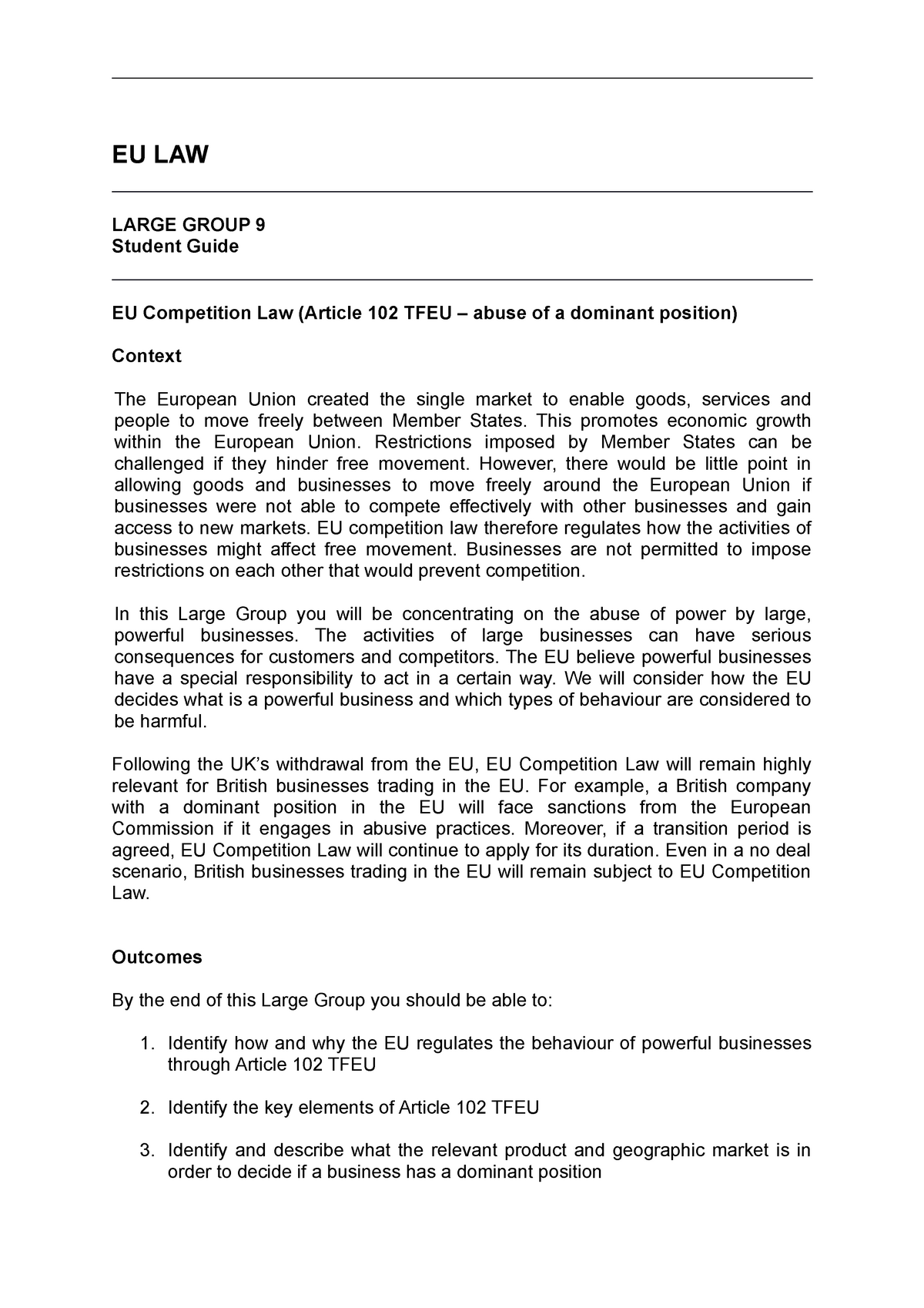 Eu Competition Law Vertical Guidelines