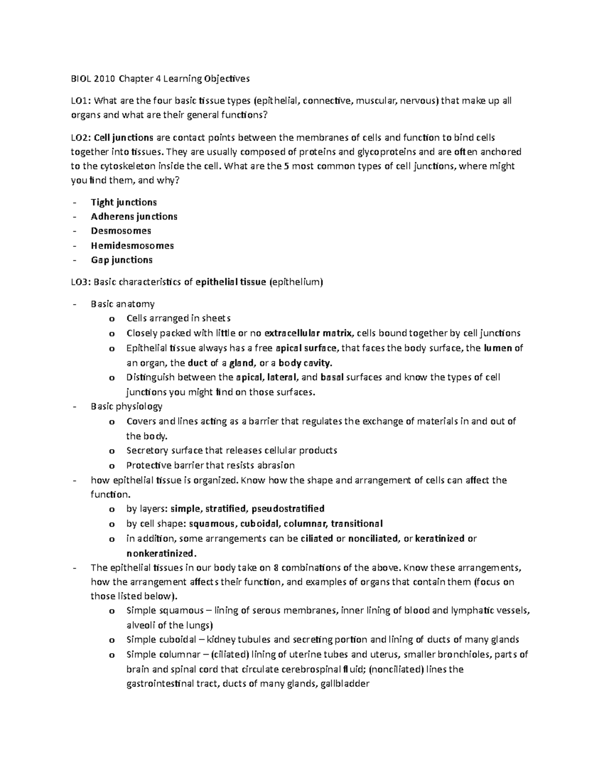 chapter-4-learning-objectives-biol-2010-chapter-4-learning-objectives