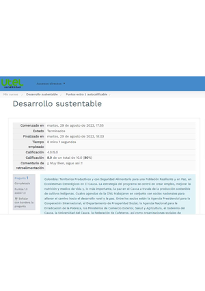 Desarrollo Sustentable Autocalificable Semana 2 - Puntos Extra 2 ...