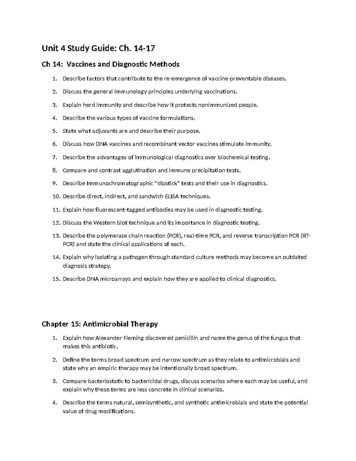 Unit+4+Study+Guide+Fall+2022 - Unit 4 Study Guide: Ch. 14- Ch 14 ...