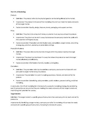 MKTG 351 Final - Chapter 6 - Target Markets: Segmentation and ...