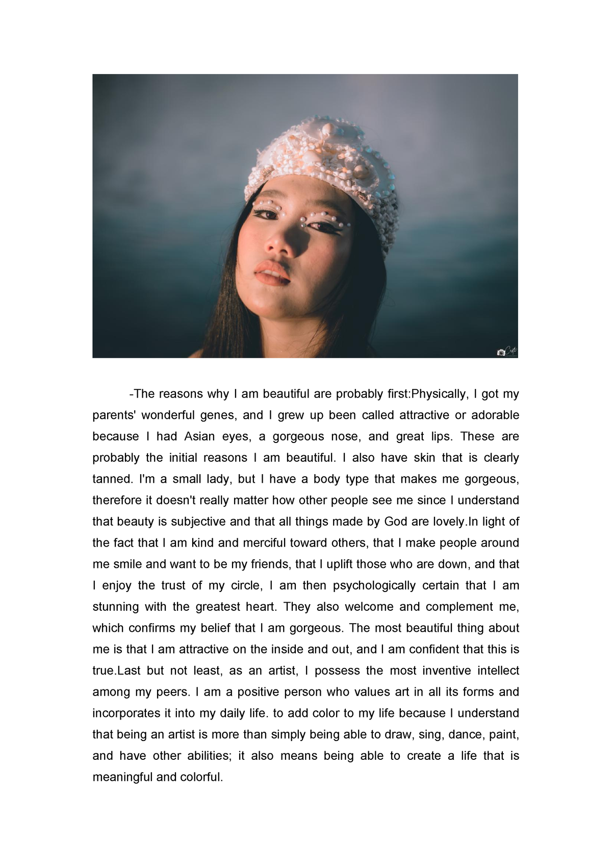 why i am beautiful essay