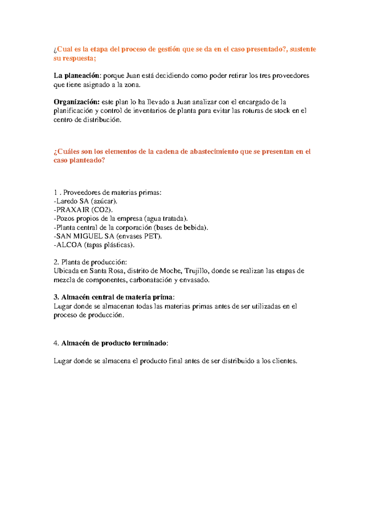 Trabajo Grupal Gestion DE Compras Y Abastecimiento - ¿Cual es la etapa ...