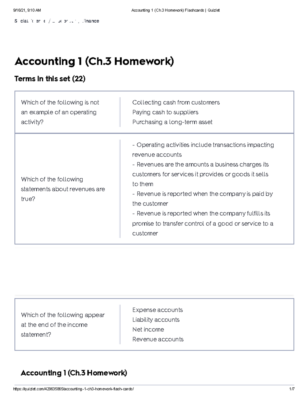 connect chapter 3 homework accounting