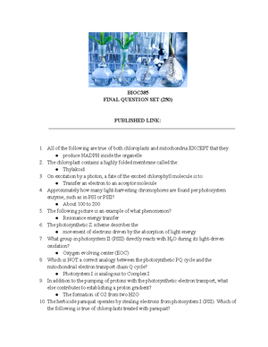 16 - Nitrogen Fixation and Assimilation - Sunday ,May2,y BI OC385 ...