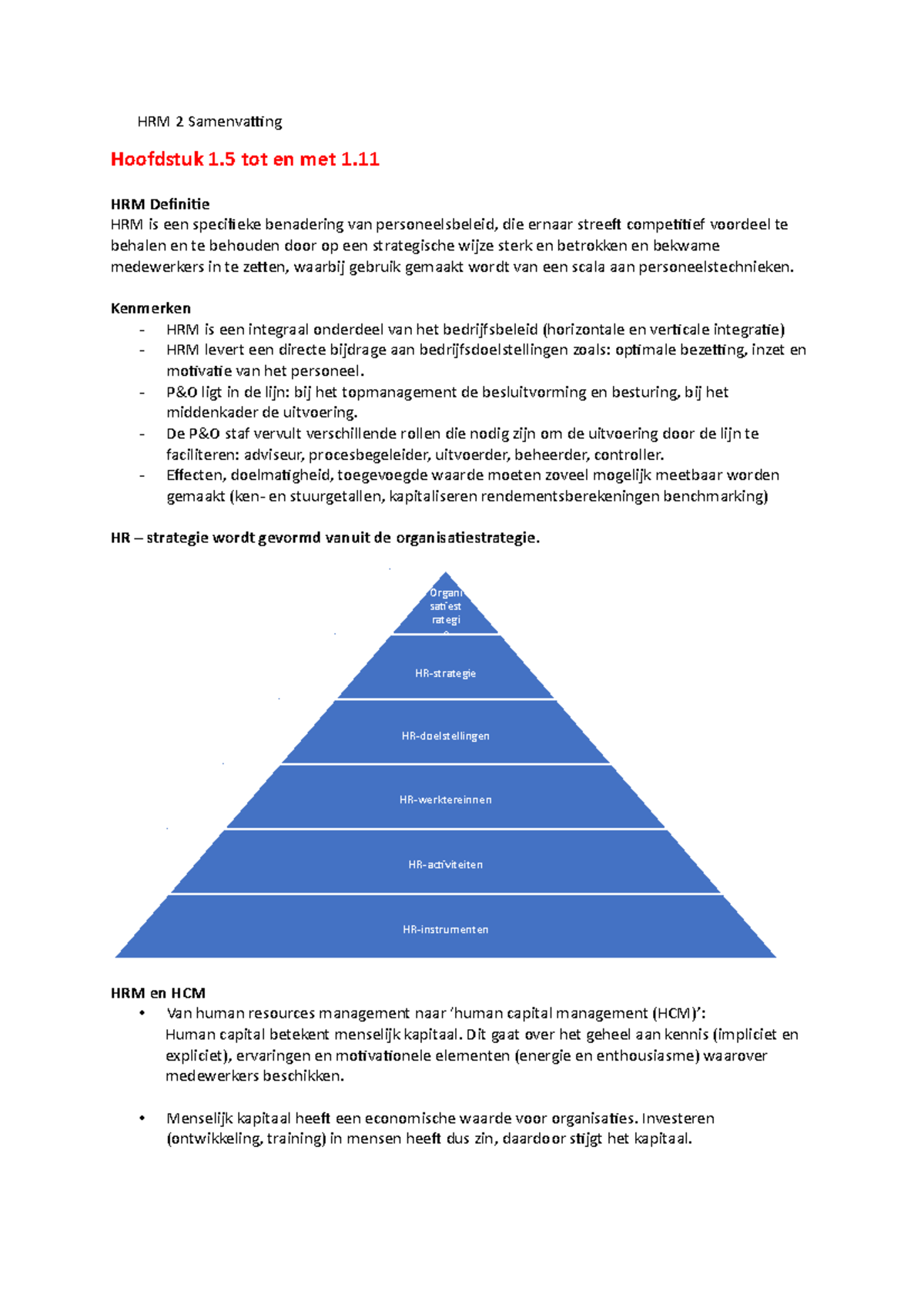 hrm-2-samenvatting-hrm-2-lievens-hrm-2-samenvatting-hoofdstuk-1-tot