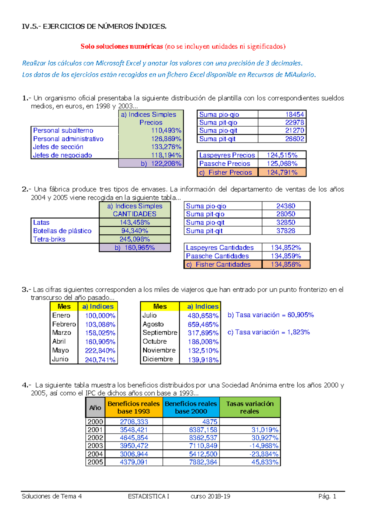 ejercicios tipos de se con soluciones