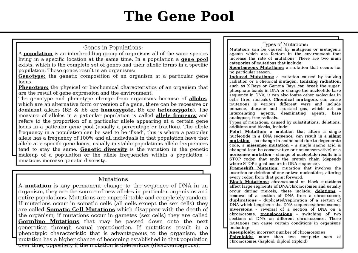 the-gene-pool-how-species-evolve-mind-map-poster-the-gene-pool