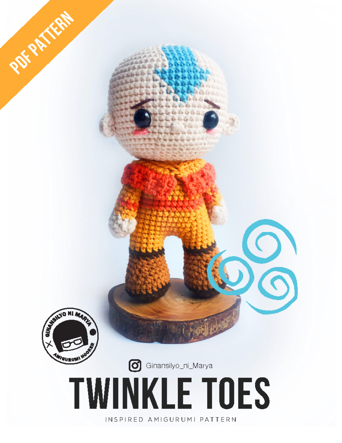 Aang - crochet - Ginansilyo_ni_Marya TWINKLE TOES I N S P I R E D A M I ...