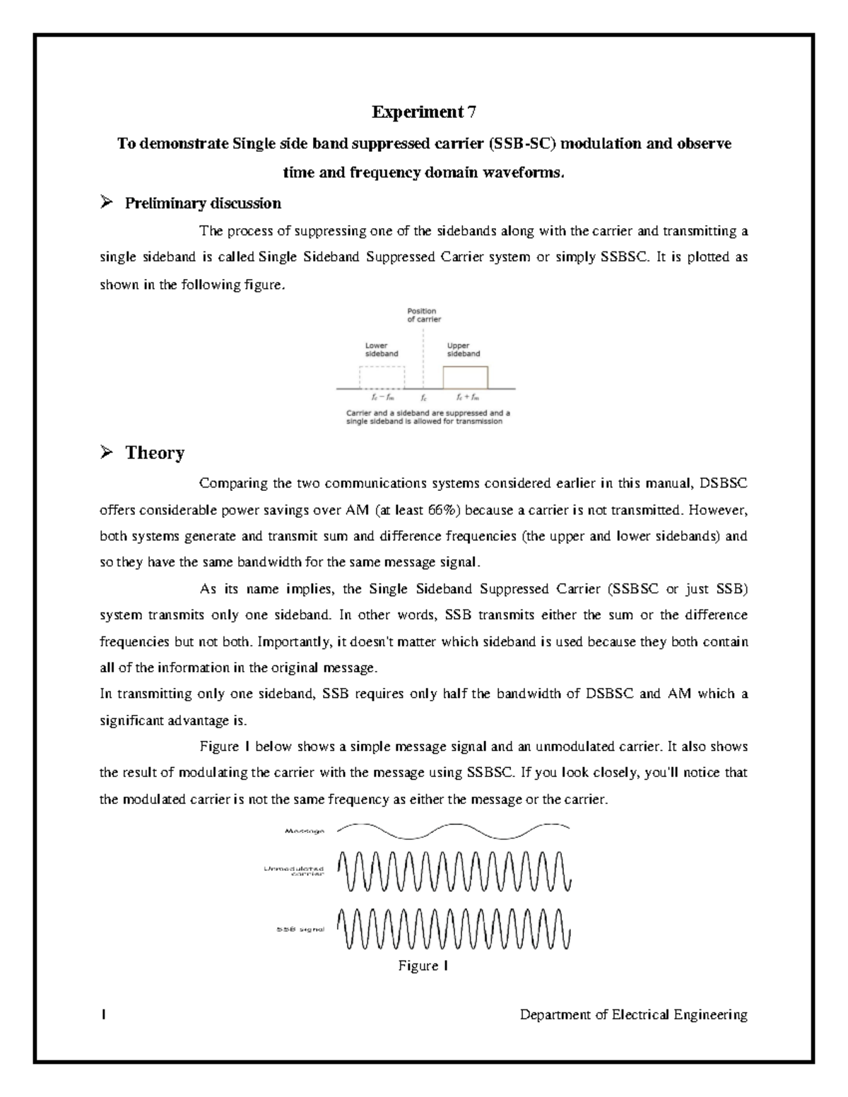 CS Experiment 7 - its communcition system lab - Experiment 7 To ...