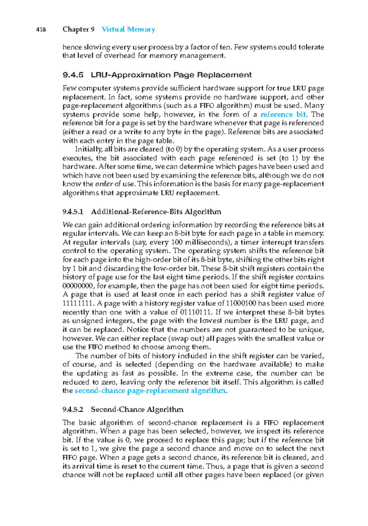 Book Abraham Silberschatz OS Concepts 15 - 418 Chapter 9 Virtual Memory ...