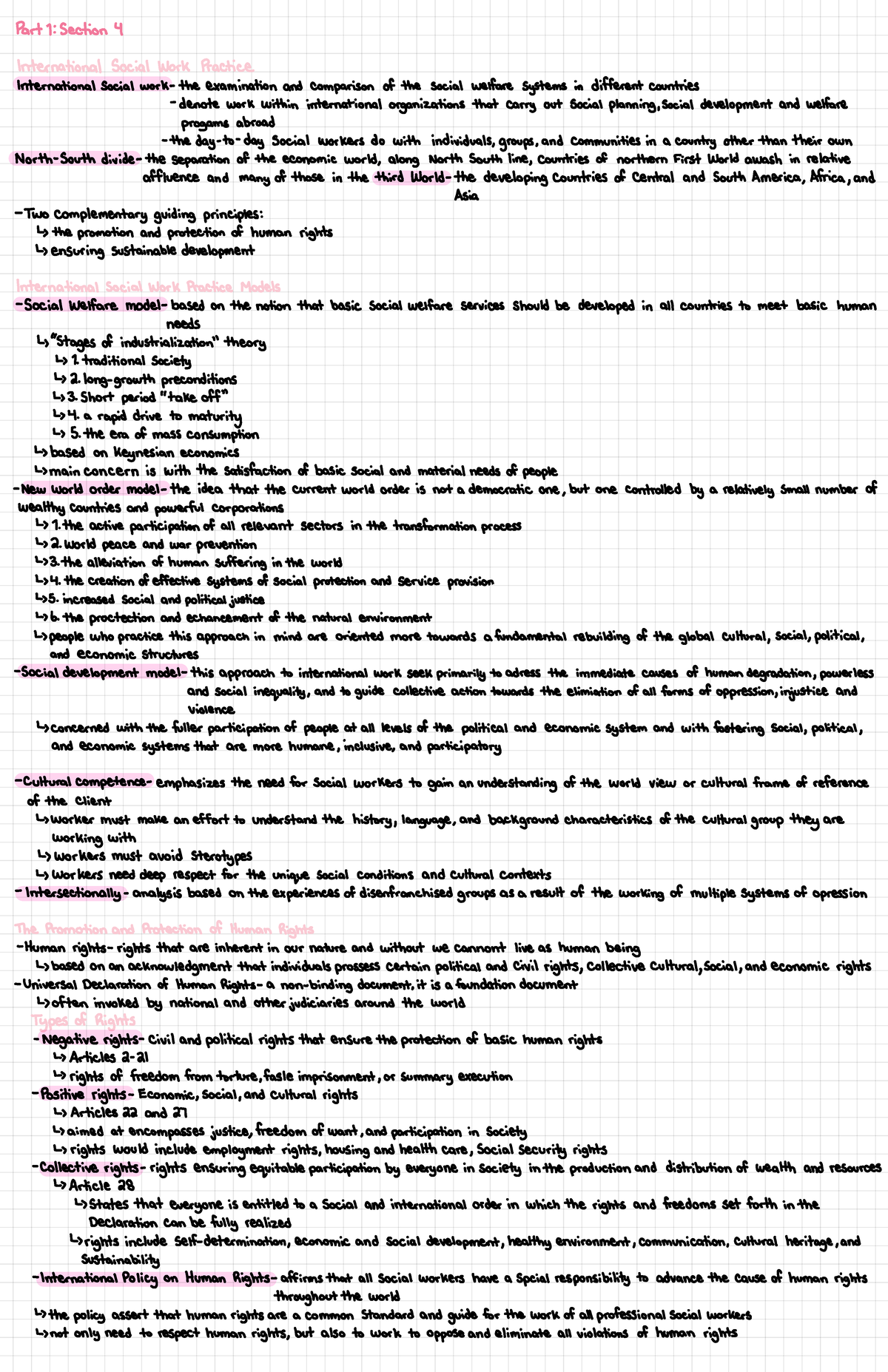 Part 1- Section 4 Notes - ####### Part1:Section 4 ####### International ...