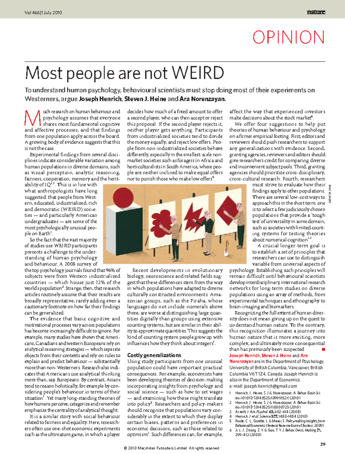 Most People Are Not Weird
