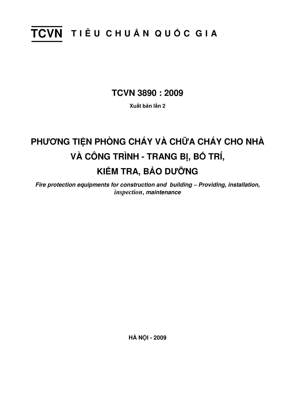 14. TCVN 3890-2009-BINH CHUA CHAY - T I Ê U C H U N Q U C G I A TCVN ...