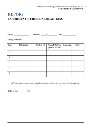 Chem Lab Lab Manual 2022 2023 1 - **general Chemistry Laboratory 