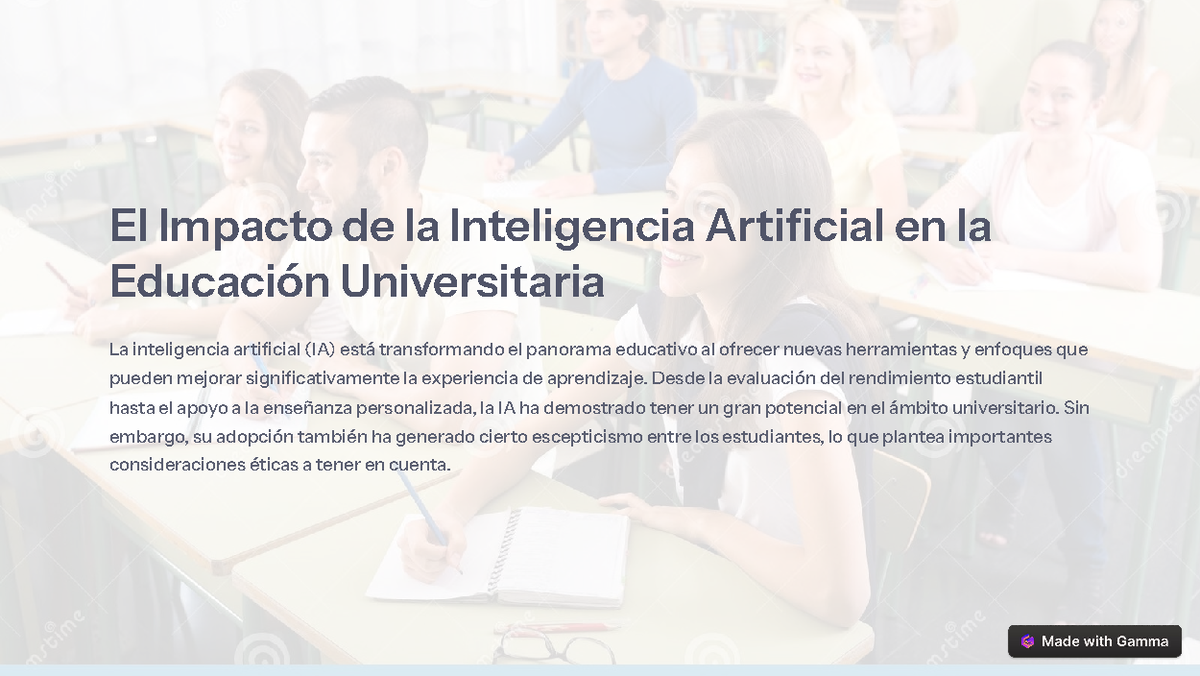 El Impacto de la Inteligencia Artificial en la Educacion Universitaria ...