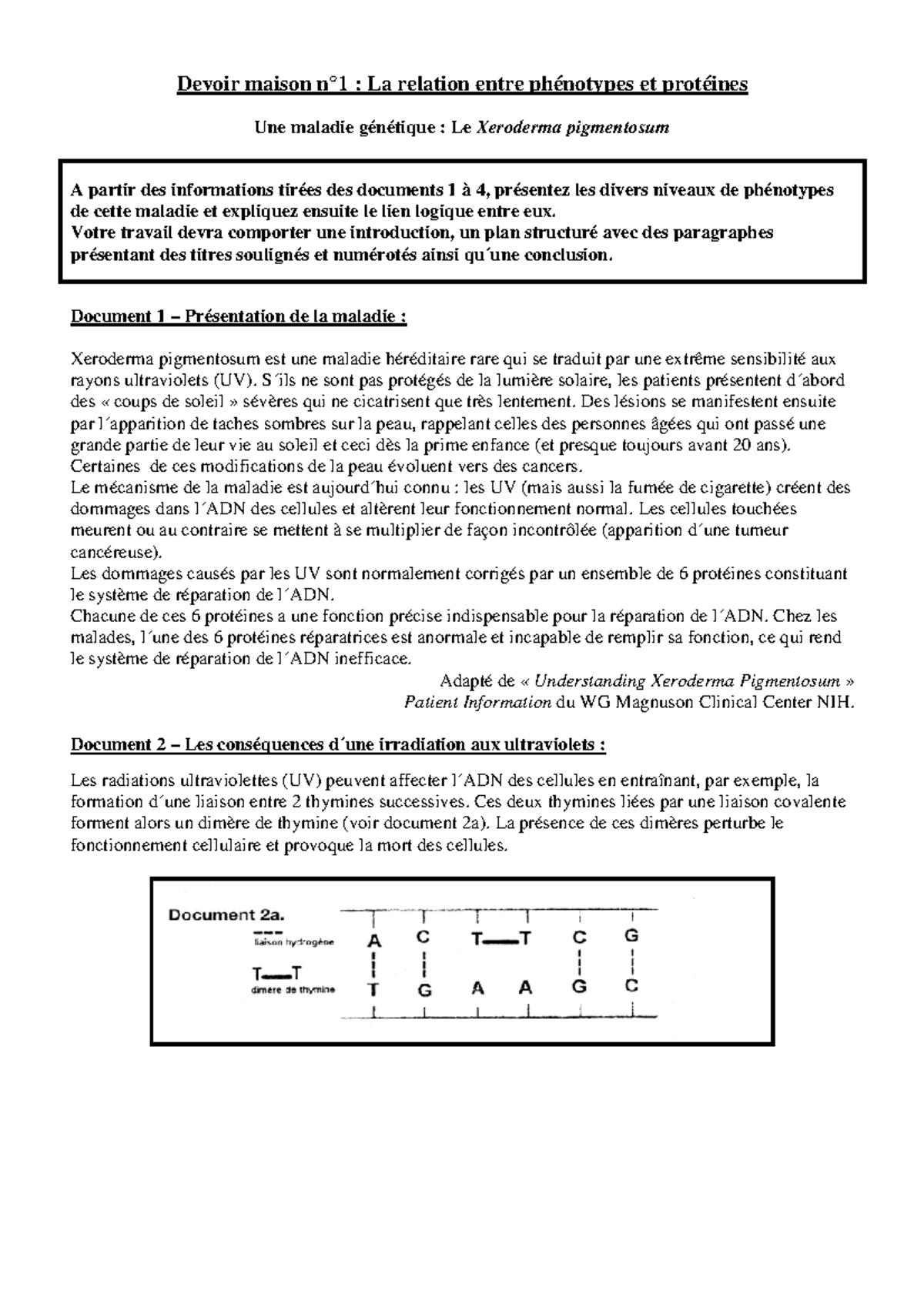 Sujet Et Corrige D Un Devoir En Svt Classe De 1eres La Relation En ...