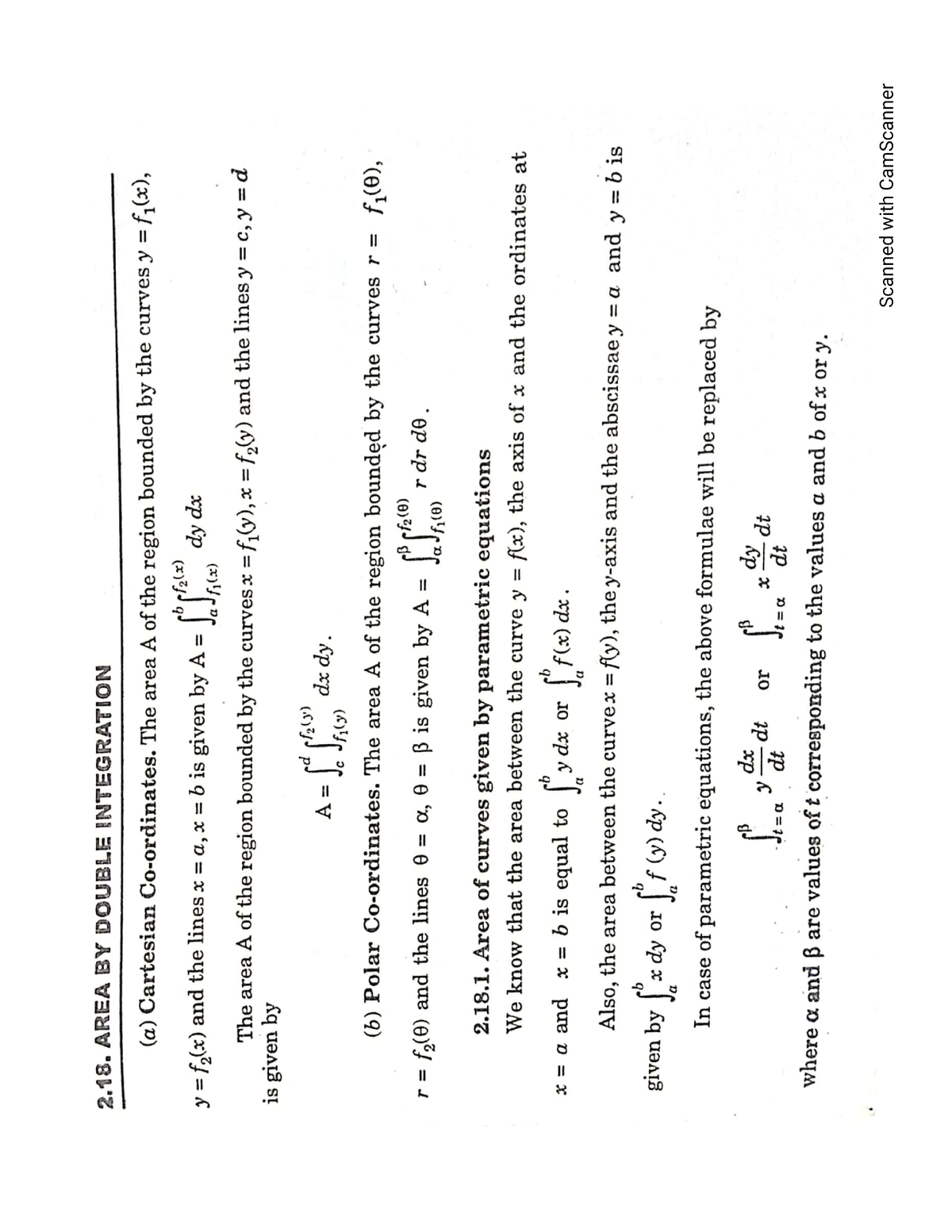 area-as-a-double-integrals-mathematics-ii-studocu