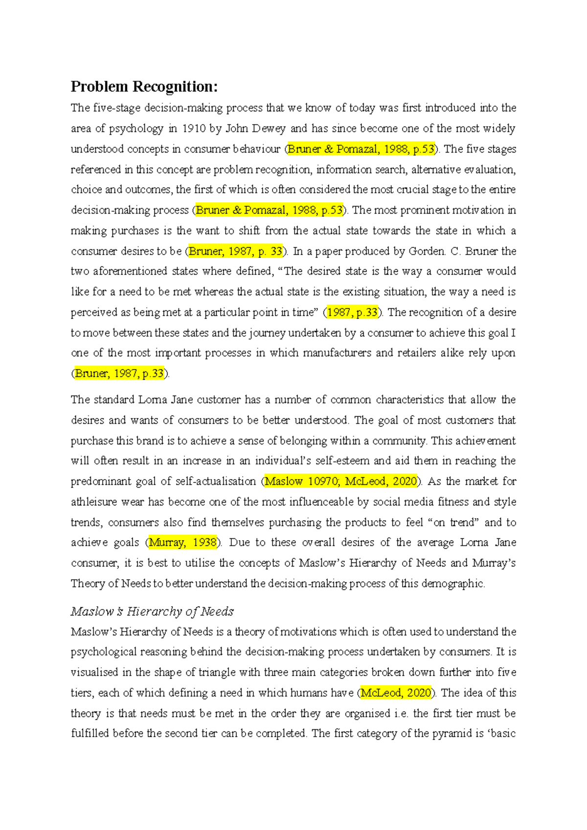 2.0.Problem Recognition - Problem Recognition: The five-stage decision ...