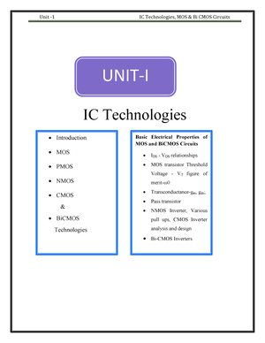 1.VLSI Design MAIN - VLSI DESIGN LECTURE NOTES B (IV YEAR – I SEM ...