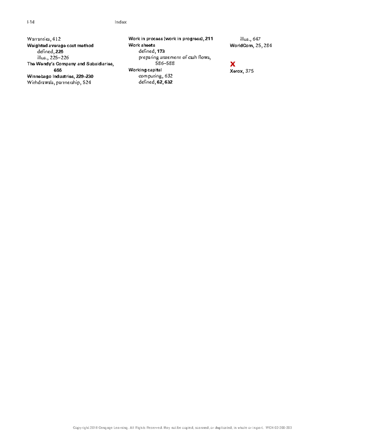 Accounting Information System271 Warranties, 412 Weighted average