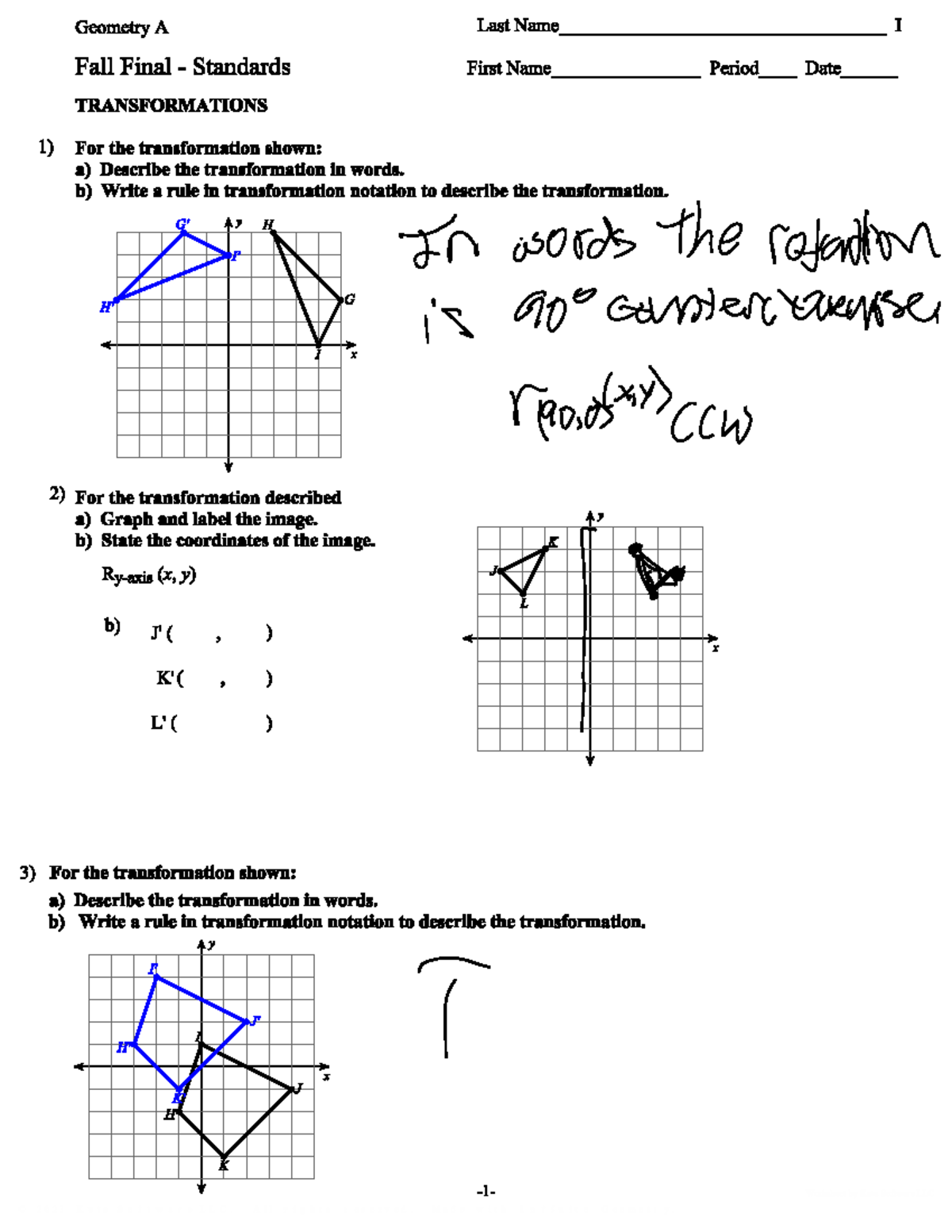 Kami Export - Practice-Final-Geometry - Studocu