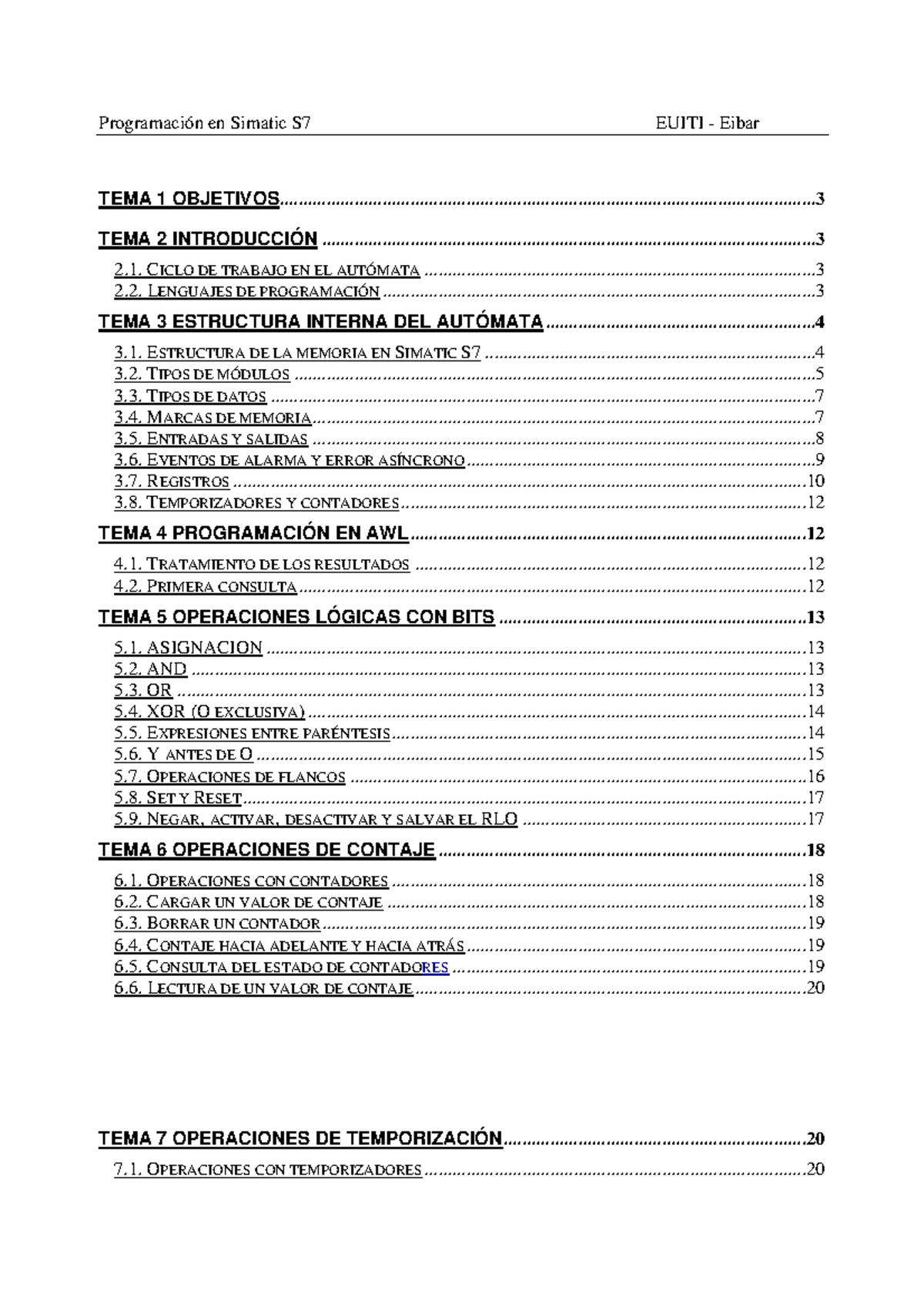 Guia rapida AWL Listado Instrucciones - TEMA 1 - Studocu